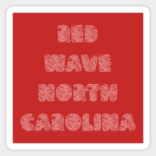 Red Wave North Carolina Magnet